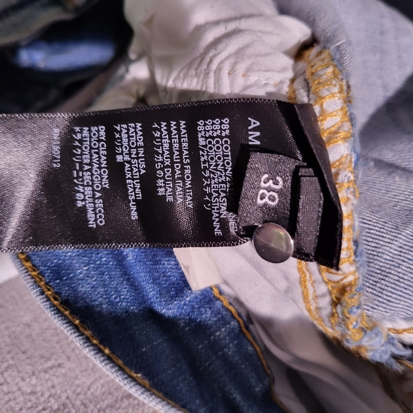 AMIRI JEANS SIZE 38 CUSTOM TAYLORED 1 of 1 PAIR - Picture 10 of 16